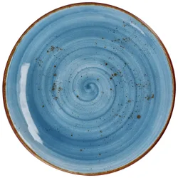 VEGA Teller flach Nebro; 25 cm (Ø); hellblau; rund; 6 Stück / Pack