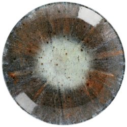 VEGA Teller flach  Saturnus; 20.5 cm (Ø); anthrazit/grün/orange; rund; 6 Stück / Pack