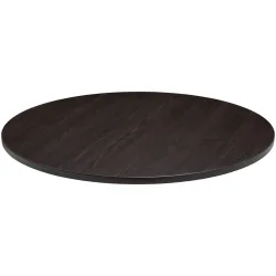 VEGA Indoor-Tischplatte Maliana rund; 100 cm (Ø); eiche/wenge; rund