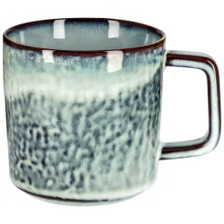 PULSIVA Kaffeebecher Raja; 360 ml, 8.5x9 cm (ØxH); blau; 6 Stück / Pack
