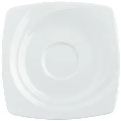 VEGA Kaffee-/Becher-Untertasse Vilano; 14.5x14.5 cm (LxB); weiss; quadratisch; 6 Stück / Pack