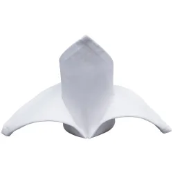 PULSIVA Stoffservietten Basic; 40x40 cm (BxL); weiss; 48 Stück / Pack