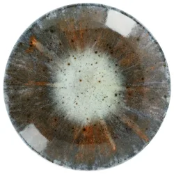VEGA Teller Saturnus flach; 16.5 cm (Ø); anthrazit/grün/orange; rund; 6 Stück / Pack