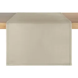 ERWIN M. Tischläufer Emporia; 40x130 cm (BxL); sand; rechteckig