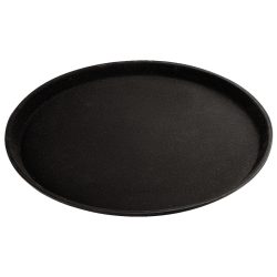 VEGA Tablett Fibra; 40x2.3 cm (ØxH); schwarz; rund