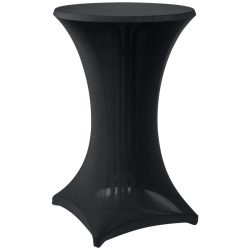 PULSIVA Stehtischhusse Stretch Elastic; 70x110 cm (ØxL); schwarz; zylinderförmig