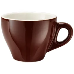 PULSIVA Kaffeetasse Joy 2.0; 200 ml, 9x7 cm (ØxH); braun; rund; 6 Stück / Pack