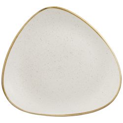 Churchill Teller Stonecast Barley White dreieckig; 22.9 cm (B); weiss/braun; dreieckig; 12 Stück / Pack