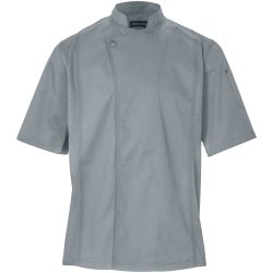 JOBELINE Herren Kochjacke Carter Kurzarm; Kleidergrösse 56; grau