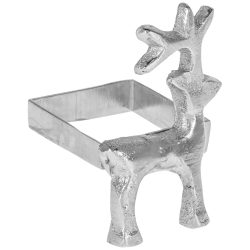 VEGA Serviettenring Deer; silber; 6 Stück / Pack