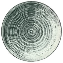 VEGA Teller flach mit Rand Etana; 21x1 cm (ØxH); weiss/anthrazit; rund; 6 Stück / Pack
