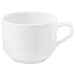 PULSIVA Kaffeetasse Rena; 190 ml, 7.9x6.2 cm (ØxH); weiss; rund; 6 Stück / Pack