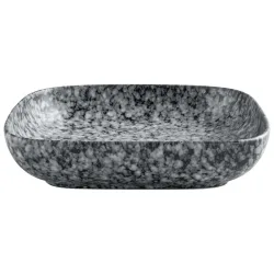 VEGA Schale Mamaro quadratisch; 1100 ml, 21x21x4.5 cm (LxBxH); schwarz/weiss; quadratisch; 4 Stück / Pack