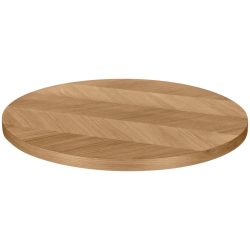 VEGA Indoor-Tischplatte Pescaro rund; 80 cm (Ø); eiche/natur; rund