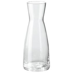 Bormioli Rocco Glas-Karaffe Ypsilon mit Eichstrich; 560 ml, 5.9x20.5 cm (ØxH); transparent; rund; 0.5 l Eichstrich, 6 Stück / Pack