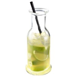 Stölzle Glas-Karaffe Purity mit Eichstrich; 1200 ml, 10x28 cm (ØxH); transparent; rund; 1 l Eichstrich, 6 Stück / Pack