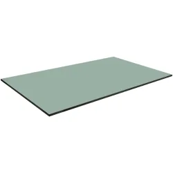VEGA Outdoor-HPL Tischplatte Compa rechteckig; 139x77 cm (LxB); mintgrün; rechteckig