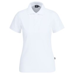 JOBELINE Damen Poloshirt Fly Kurzarm; Kleidergrösse 2XL; weiss