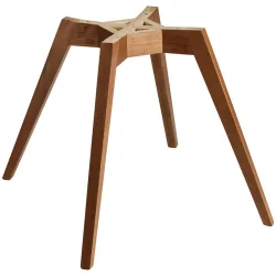 VEGA Stuhlgestell Milaria Holz; 52x53.5x44 cm (BxTxH); nussbaum; 2 Stück / Pack