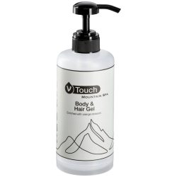 V-Touch Hotel Pumpspender Mountain Spa für Duschgel & Shampoo; 400 ml; transparent; 15 Stück / Pack