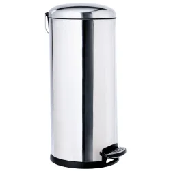 PULSIVA Tretmülleimer Hillwood; 30000 ml, 30.5x69 cm (ØxH); silber; rund