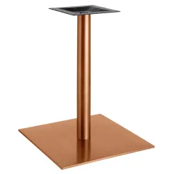 VEGA Indoor Tischgestell Orio eckig; 55x55x72 cm (BxLxH); kupfer; quadratisch