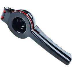 Fuchs Gastronomiebedarf Zitronen-/Limettenpresse Murrietta; 22x7.5x4.5 cm (LxBxH); schwarz/rot