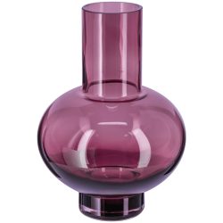 Vase Finia; 18x22.7 cm (ØxH); brombeer