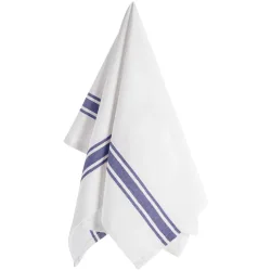 PULSIVA Geschirrtücher Rügen; 50x70 cm (BxL); weiss/blau; rechteckig; 10 Stück / Pack