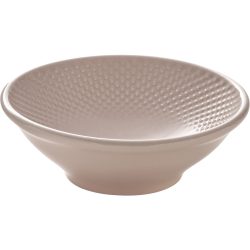 HEART&SOUL Schüssel Pine Relief rund; 500 ml, 16x5.5 cm (ØxH); rosé; 6 Stück / Pack