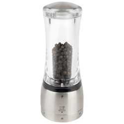 Peugeot Pfeffermühle Daman; 16 cm (H); silber/transparent