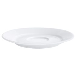 PULSIVA Kaffee-/Becher-/Suppen-Untertasse  Stackora; 16 cm (Ø); weiss; 6 Stück / Pack