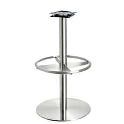 VEGA Barhockergestell Escape; 42x42x73 cm (TxØxH); silber; Gestell silber