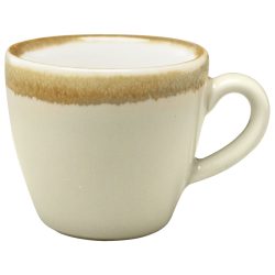 PULSIVA Espressotasse Glaze 2.0; 80 ml, 7.8x5.5 cm (ØxH); sand; rund; 6 Stück / Pack