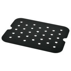 VEGA GN-Abtropfgitter Nero für 1/6; GN 1/6, 11.8x10.6 cm (LxB); schwarz