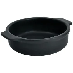 VEGA Schale Ferry rund mit Griff; 600 ml, 19x4.5 cm (ØxH); schwarz; rund; 6 Stück / Pack