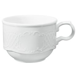 VEGA Kaffee-Obertasse Menuett; 200 ml, 8.4x6 cm (ØxH); weiss; rund; 6 Stück / Pack