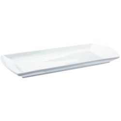PULSIVA Servierplatte Loa; 38.5x17x3.5 cm (LxBxH); weiss; rechteckig; 3 Stück / Pack