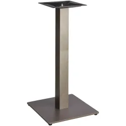 VEGA Indoor Stehtischgestell Industrio eckig; 43x43x108 cm (BxLxH); vintage grau; quadratisch