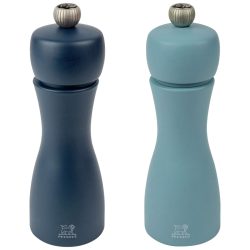 Peugeot Salz- und Pfeffermühlen-Set Tahiti; 15 cm (H); azurblau/dunkelblau