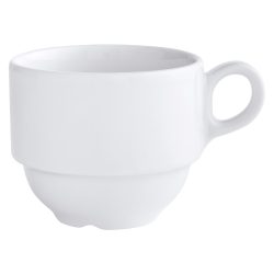 PULSIVA Kaffee-Obertasse Stackora; 190 ml, 8x7 cm (ØxH); weiss; 6 Stück / Pack
