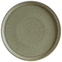Bonna Teller flach Adelfa Ripple; 28x1.9 cm (ØxH); grün; rund; 6 Stück / Pack