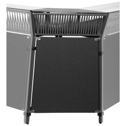 VEGA Outdoorbar Baruba Eckelement Aussen; 78x56x115 cm (LxBxH); beton/anthrazit
