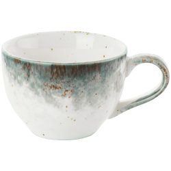 VEGA Espresso-Obertasse Purior; 100 ml, 6.5x4.5 cm (ØxH); weiss/petrol; rund; 6 Stück / Pack