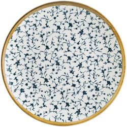 Bonna Teller flach Calif; 27 cm (Ø); weiss/blau/grün; rund; 12 Stück / Pack