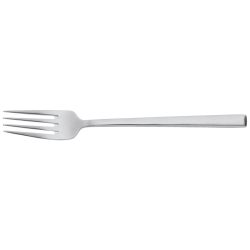 PULSIVA Menügabel Lissabon; 20.5 cm (L); silber, Griff silber; 12 Stück / Pack