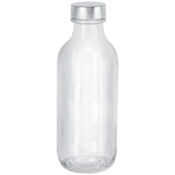 Pasabahçe Glasflasche Iconic; 360 ml, 6.5x17.9 cm (ØxH); transparent/silber; 6 Stück / Pack