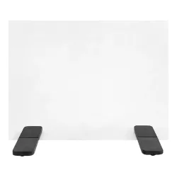 PULSIVA Tisch-Hygieneschutzwand Prevent Acryl; 60x30x80 cm (BxTxH); schwarz