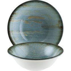 Bonna Schale Madera Mint; 400 ml, 16x5 cm (ØxH); türkis/braun/schwarz; rund; 12 Stück / Pack