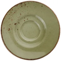 VEGA Espresso-Untertasse Palana; 12.4 cm (Ø); lindgrün; rund; 6 Stück / Pack